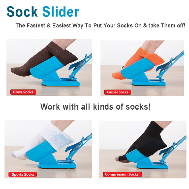 Sock Slider/ Sock Aid Tool - Putting socks without bending | HomesFan