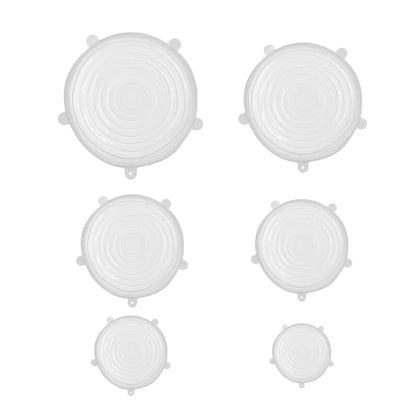 Silicone Stretch Food Lid Set of 6