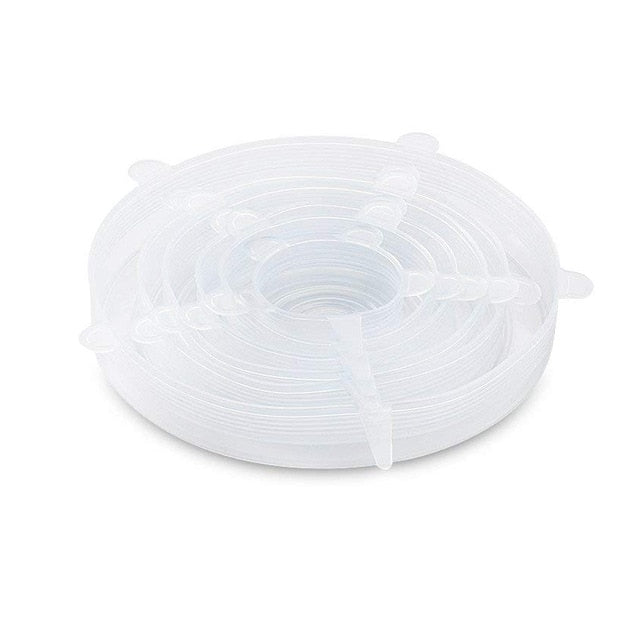 Silicone Stretch Food Lid Set of 6