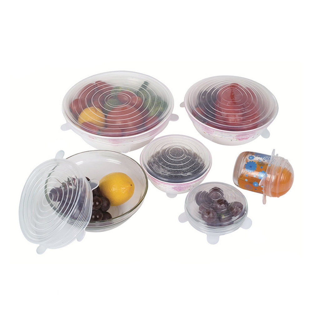 Silicone Stretch Food Lid Set of 6