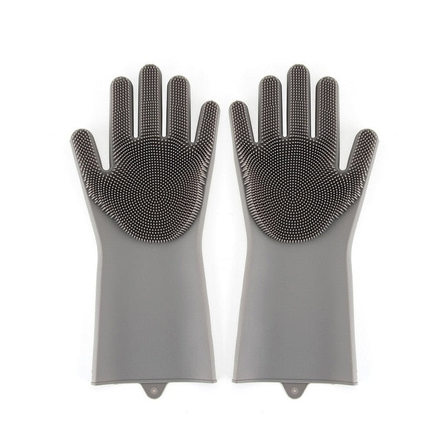 Magic Silicone Dishwashing Gloves